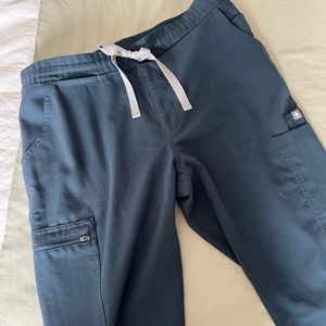 FIGS: DARK HARBOR SCRUB BOTTOMS XSP
